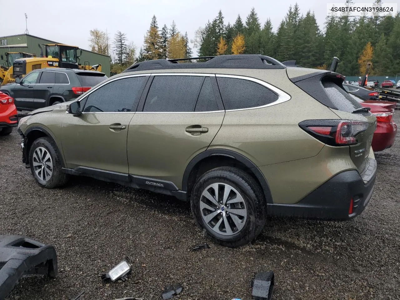 2022 Subaru Outback Premium VIN: 4S4BTAFC4N3198624 Lot: 78406974