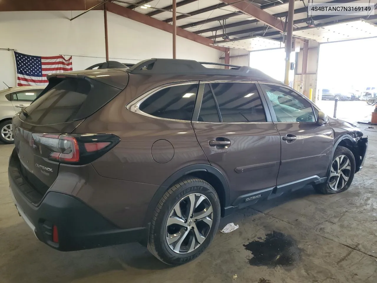 2022 Subaru Outback Limited VIN: 4S4BTANC7N3169149 Lot: 78436084