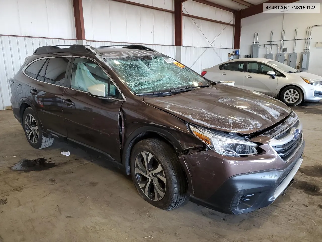 2022 Subaru Outback Limited VIN: 4S4BTANC7N3169149 Lot: 78436084