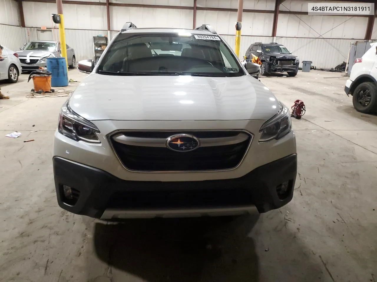 2022 Subaru Outback Touring VIN: 4S4BTAPC1N3181911 Lot: 80204784