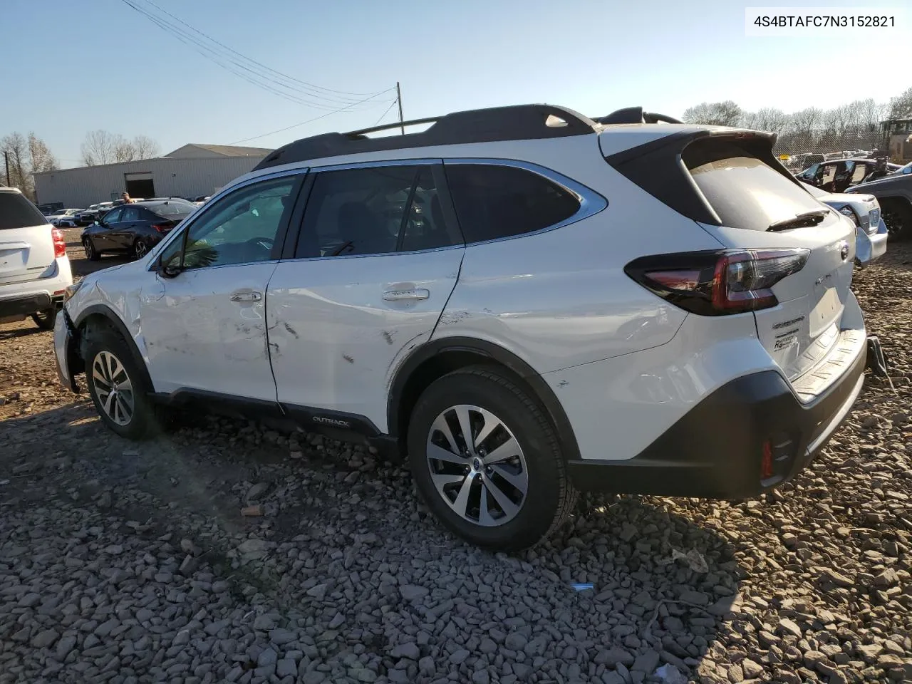 2022 Subaru Outback Premium VIN: 4S4BTAFC7N3152821 Lot: 80762734