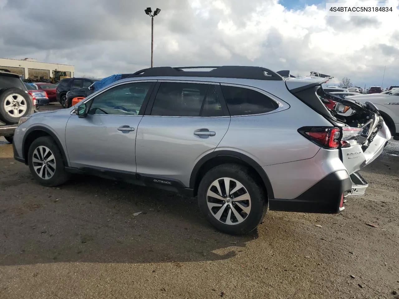 2022 Subaru Outback Premium VIN: 4S4BTACC5N3184834 Lot: 81346754