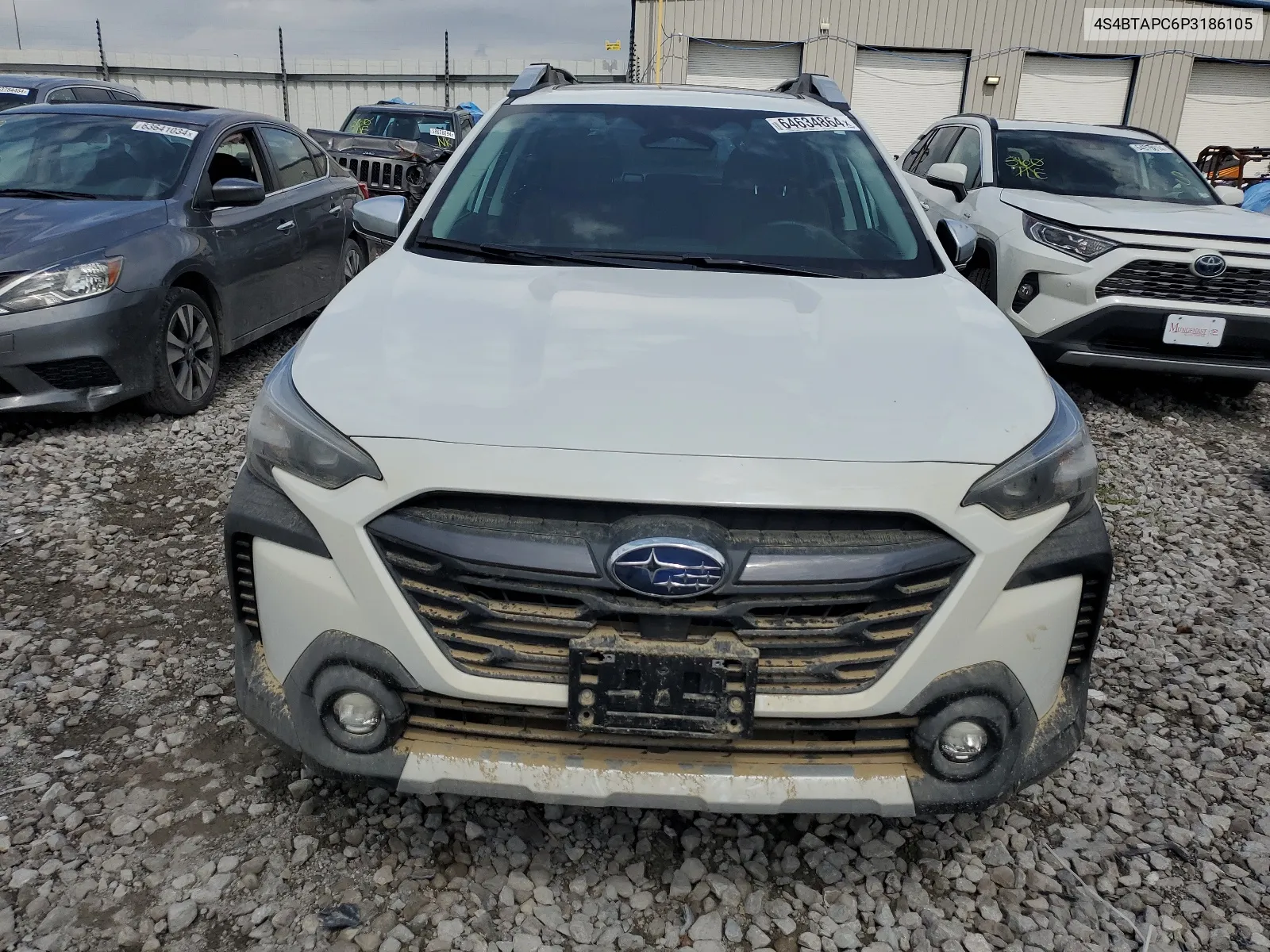 2023 Subaru Outback Touring VIN: 4S4BTAPC6P3186105 Lot: 64634864