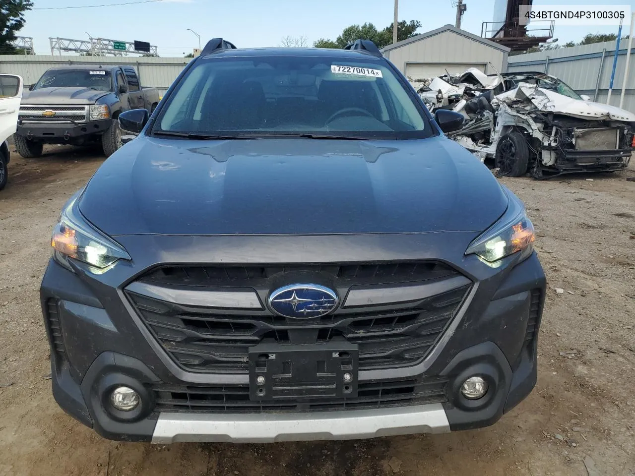 2023 Subaru Outback Limited Xt VIN: 4S4BTGND4P3100305 Lot: 72270014