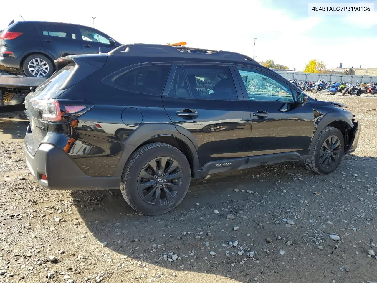 2023 Subaru Outback Onyx Edition VIN: 4S4BTALC7P3190136 Lot: 75476154