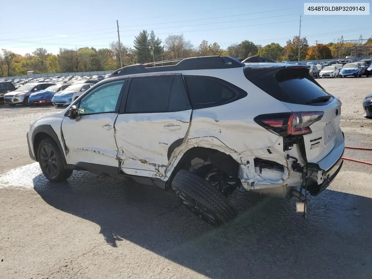 2023 Subaru Outback Onyx Edition Xt VIN: 4S4BTGLD8P3209143 Lot: 77880994