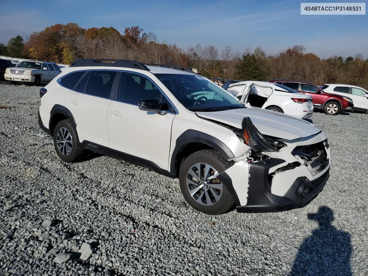 2023 Subaru Outback Premium VIN: 4S4BTACC1P3148531 Lot: 81572374