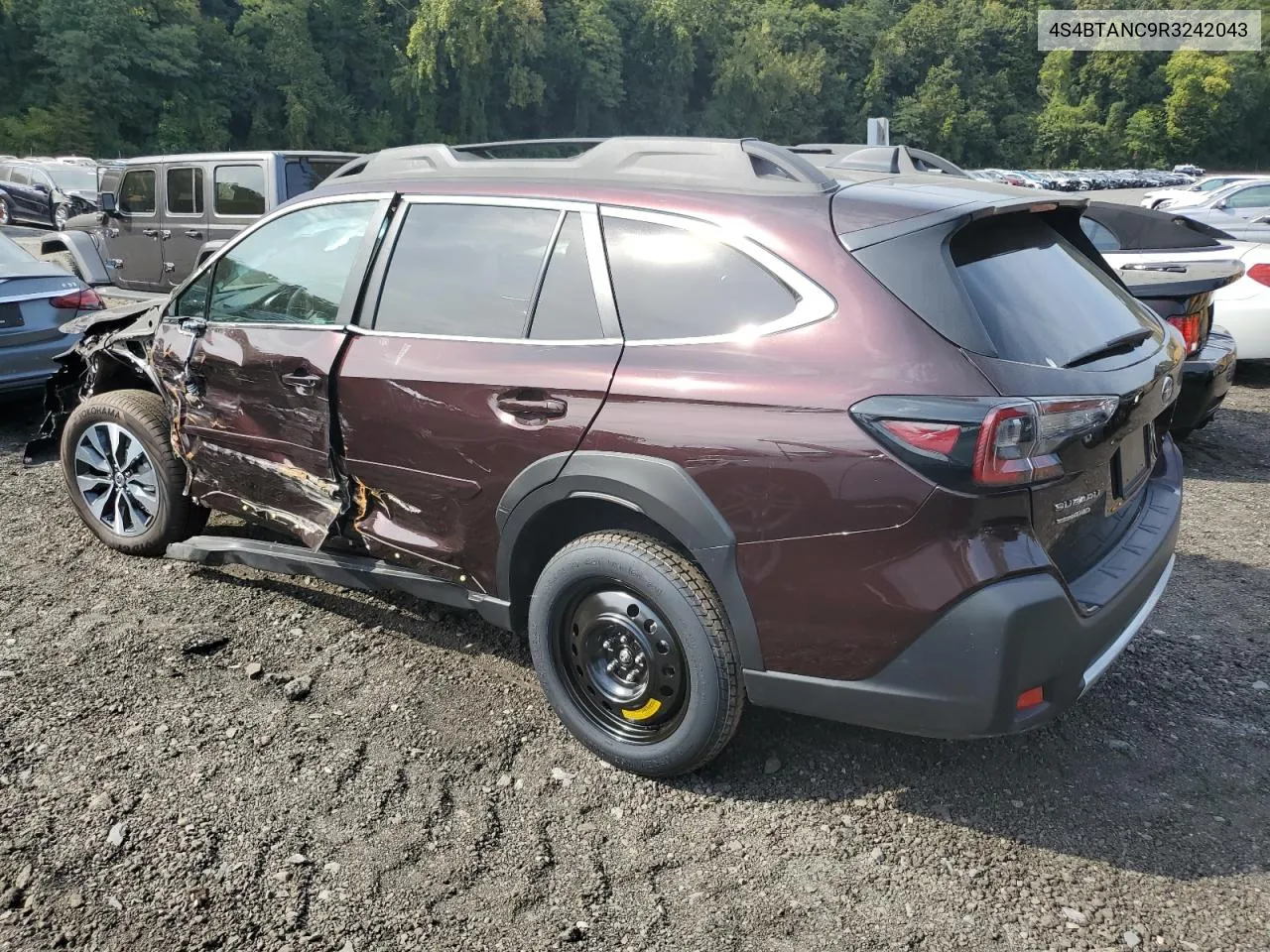 2024 Subaru Outback Limited VIN: 4S4BTANC9R3242043 Lot: 71922044