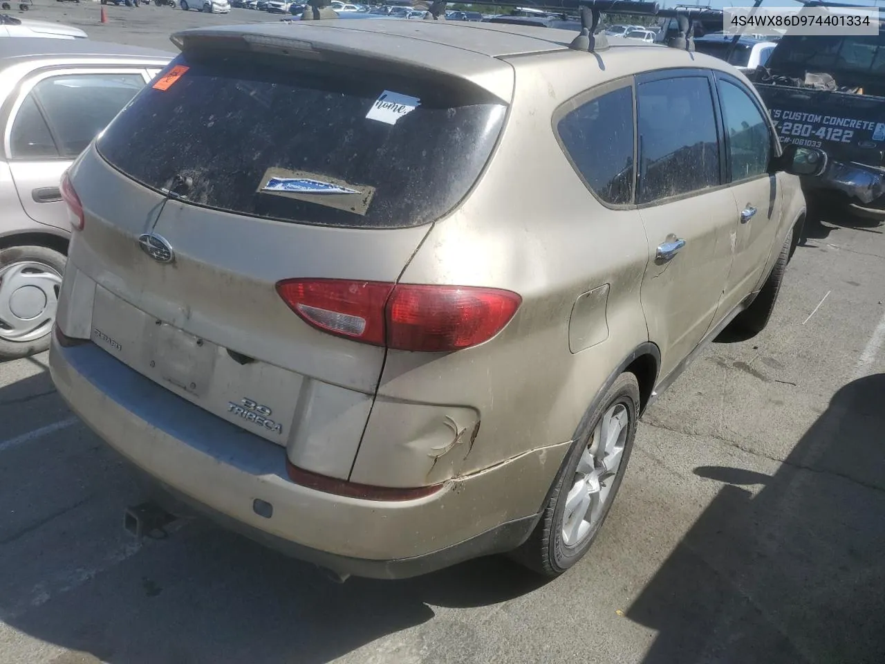 4S4WX86D974401334 2007 Subaru B9 Tribeca 3.0 H6