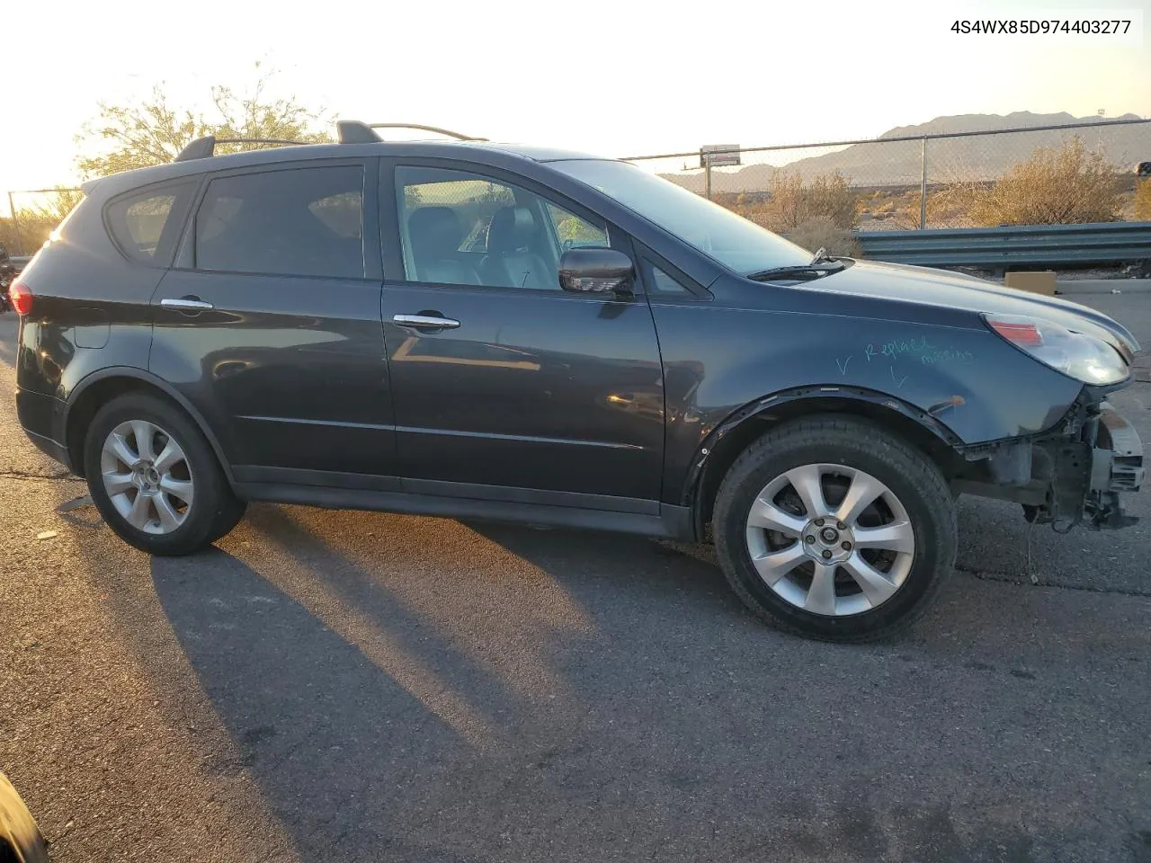 2007 Subaru B9 Tribeca 3.0 H6 VIN: 4S4WX85D974403277 Lot: 72946914