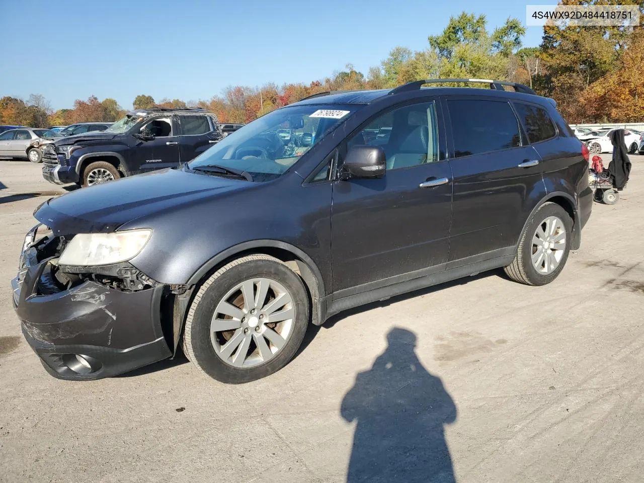 2008 Subaru Tribeca Limited VIN: 4S4WX92D484418751 Lot: 76798924