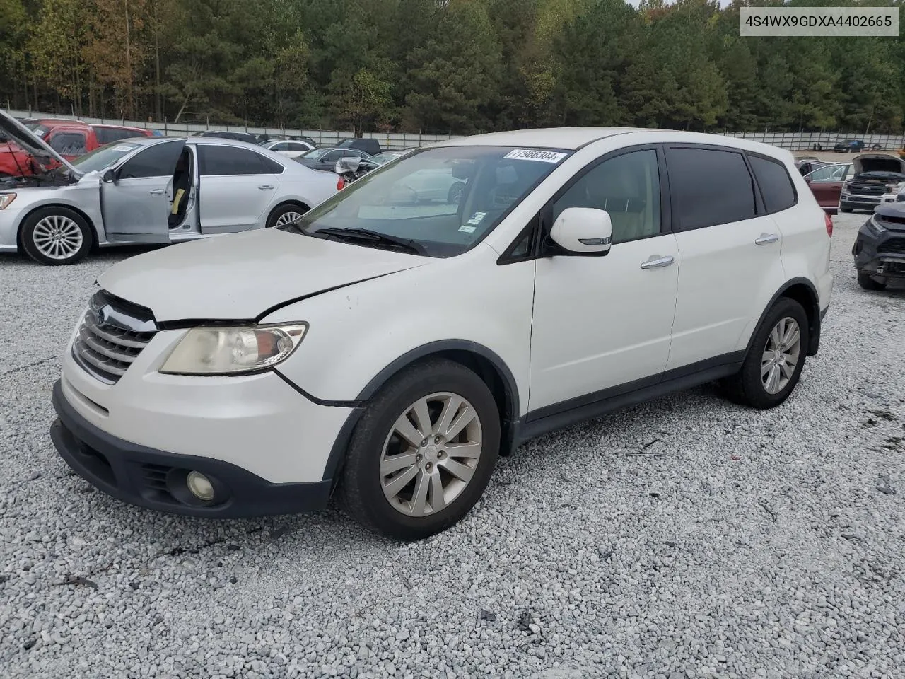 2010 Subaru Tribeca Limited VIN: 4S4WX9GDXA4402665 Lot: 77966304