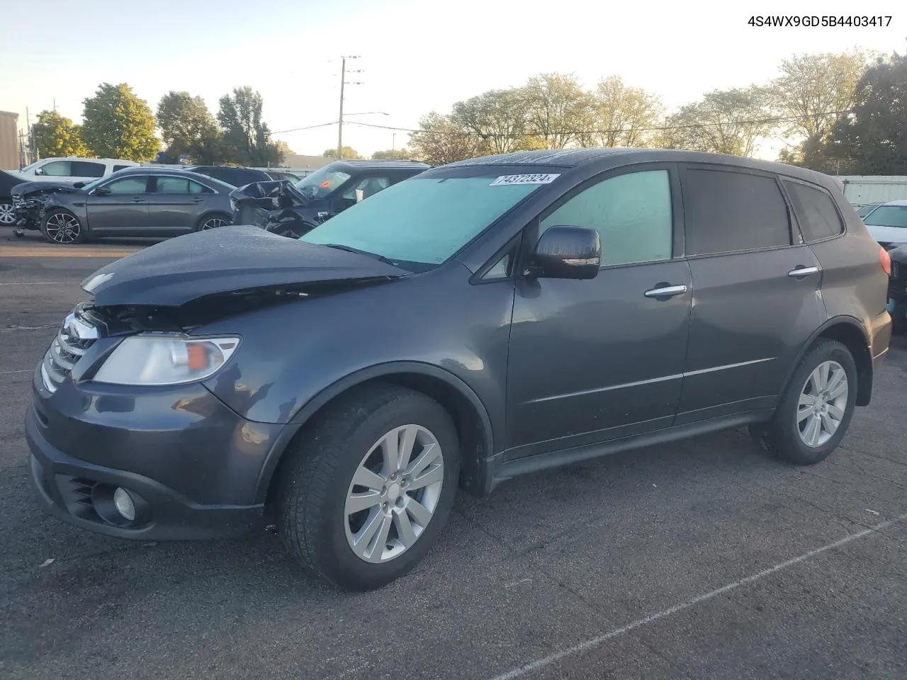 2011 Subaru Tribeca Limited VIN: 4S4WX9GD5B4403417 Lot: 74372324