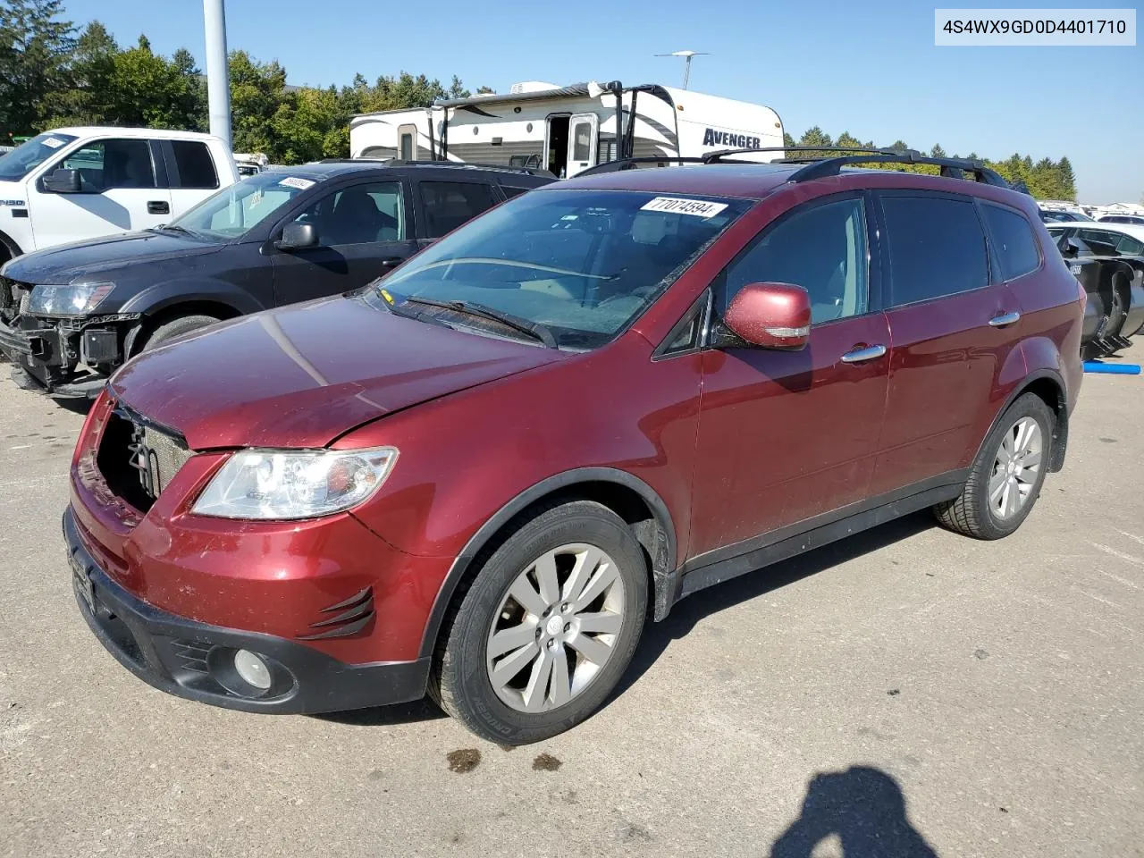 2013 Subaru Tribeca Limited VIN: 4S4WX9GD0D4401710 Lot: 77074594