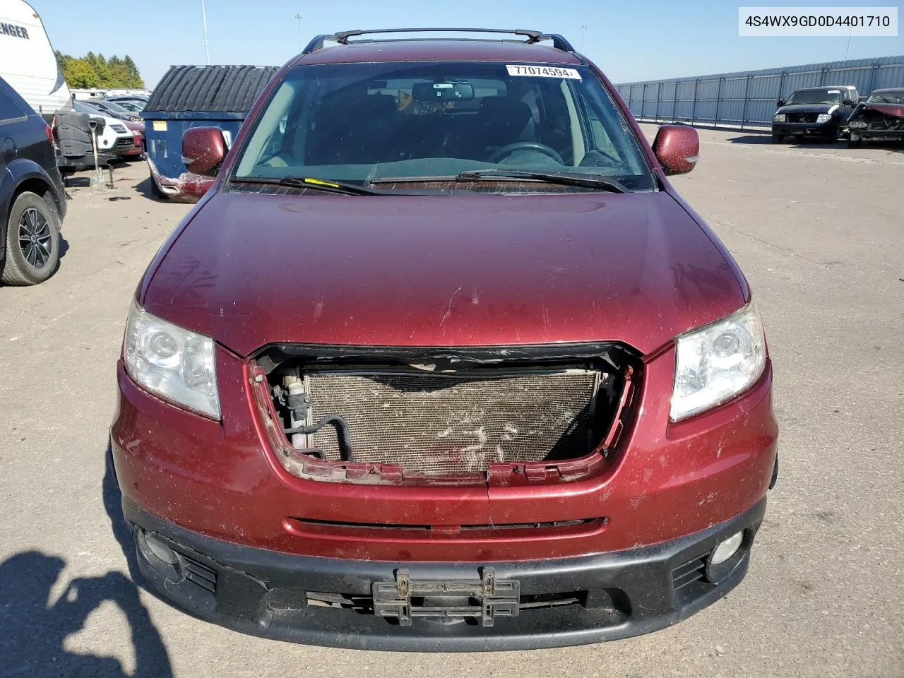 2013 Subaru Tribeca Limited VIN: 4S4WX9GD0D4401710 Lot: 77074594