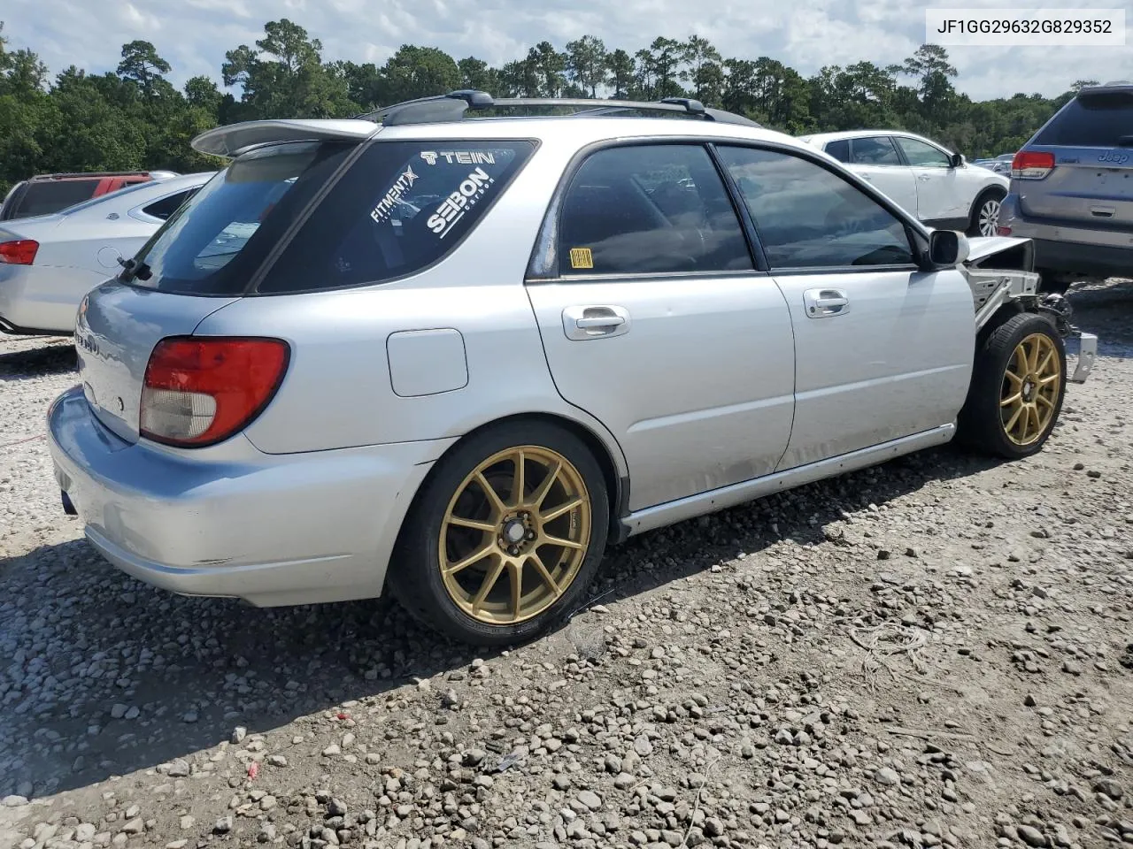 2002 Subaru Impreza Wrx VIN: JF1GG29632G829352 Lot: 60759684