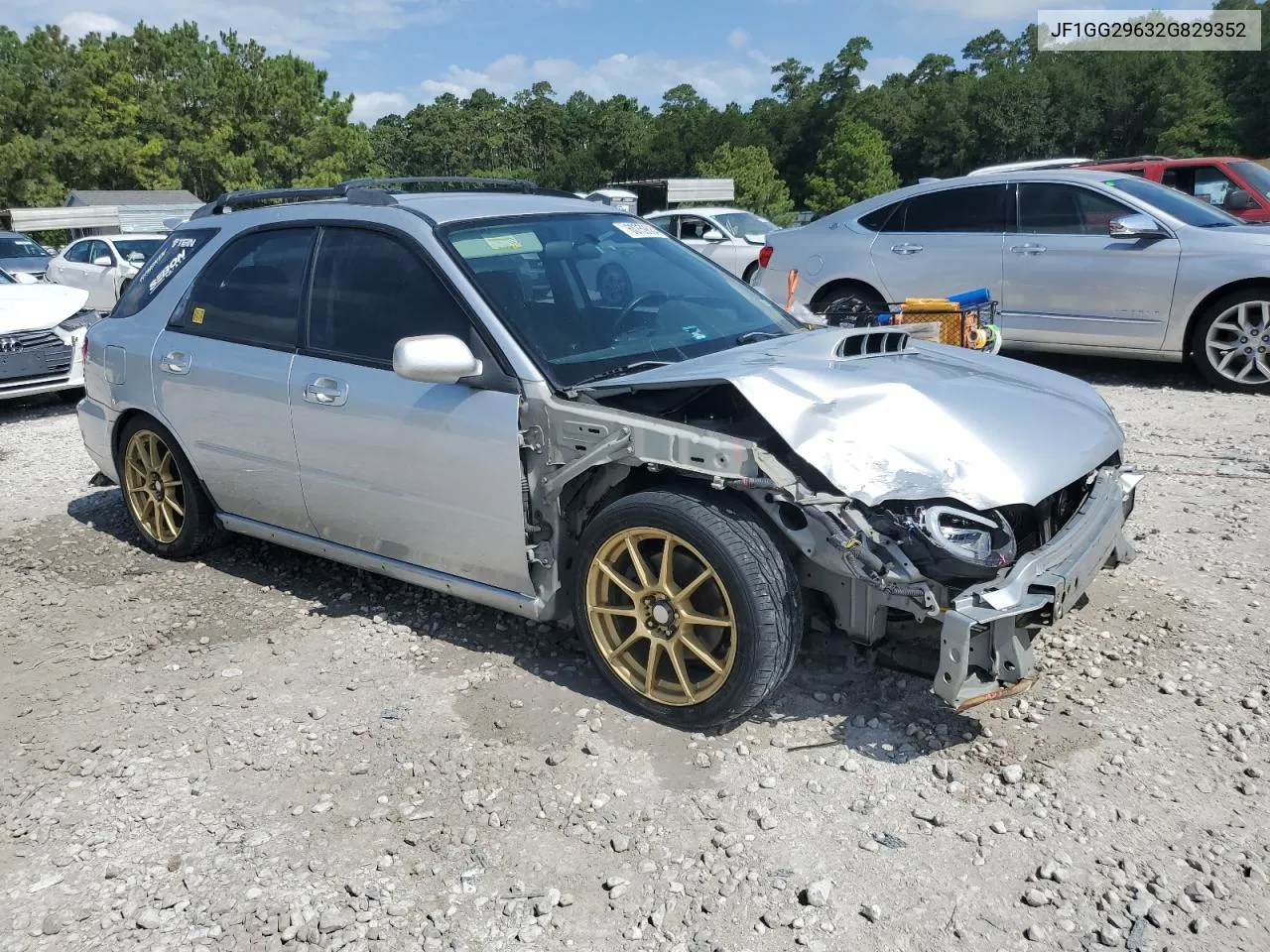 2002 Subaru Impreza Wrx VIN: JF1GG29632G829352 Lot: 60759684