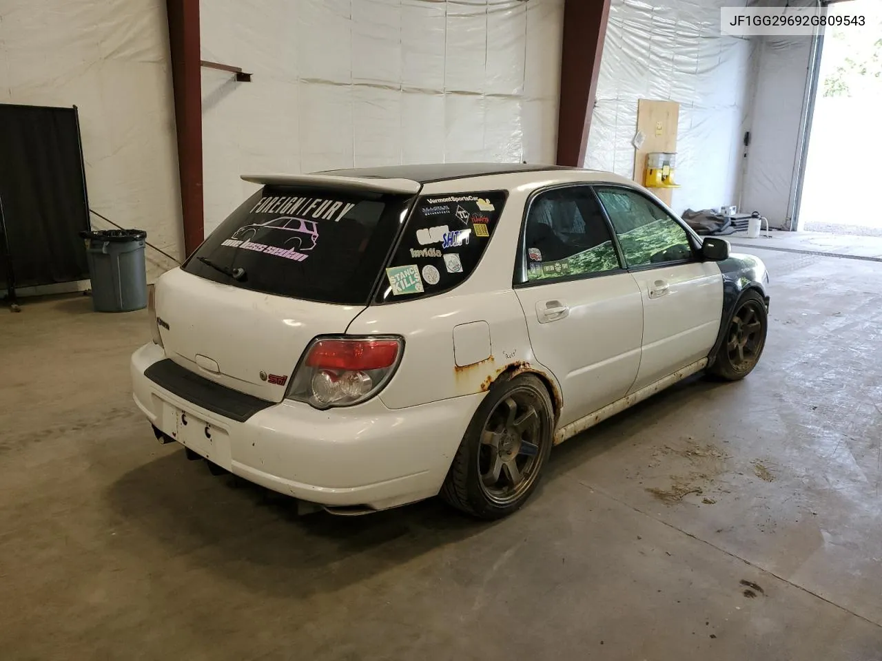 2002 Subaru Impreza Wrx VIN: JF1GG29692G809543 Lot: 63181784