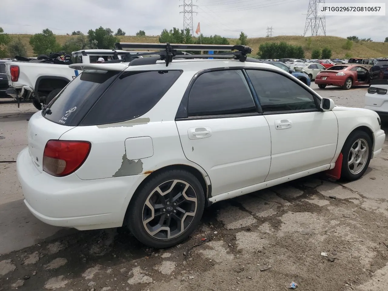 2002 Subaru Impreza Wrx VIN: JF1GG29672G810657 Lot: 68054944