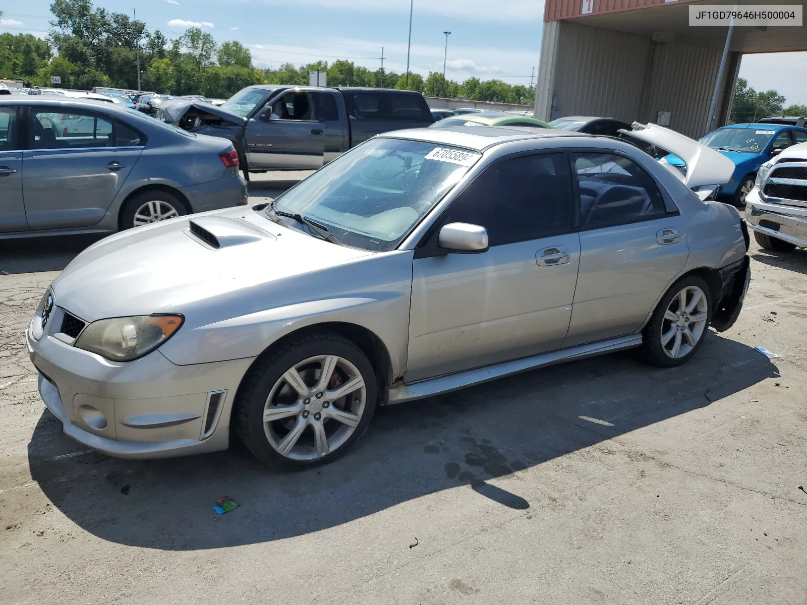 2006 Subaru Impreza Wrx VIN: JF1GD79646H500004 Lot: 67055894