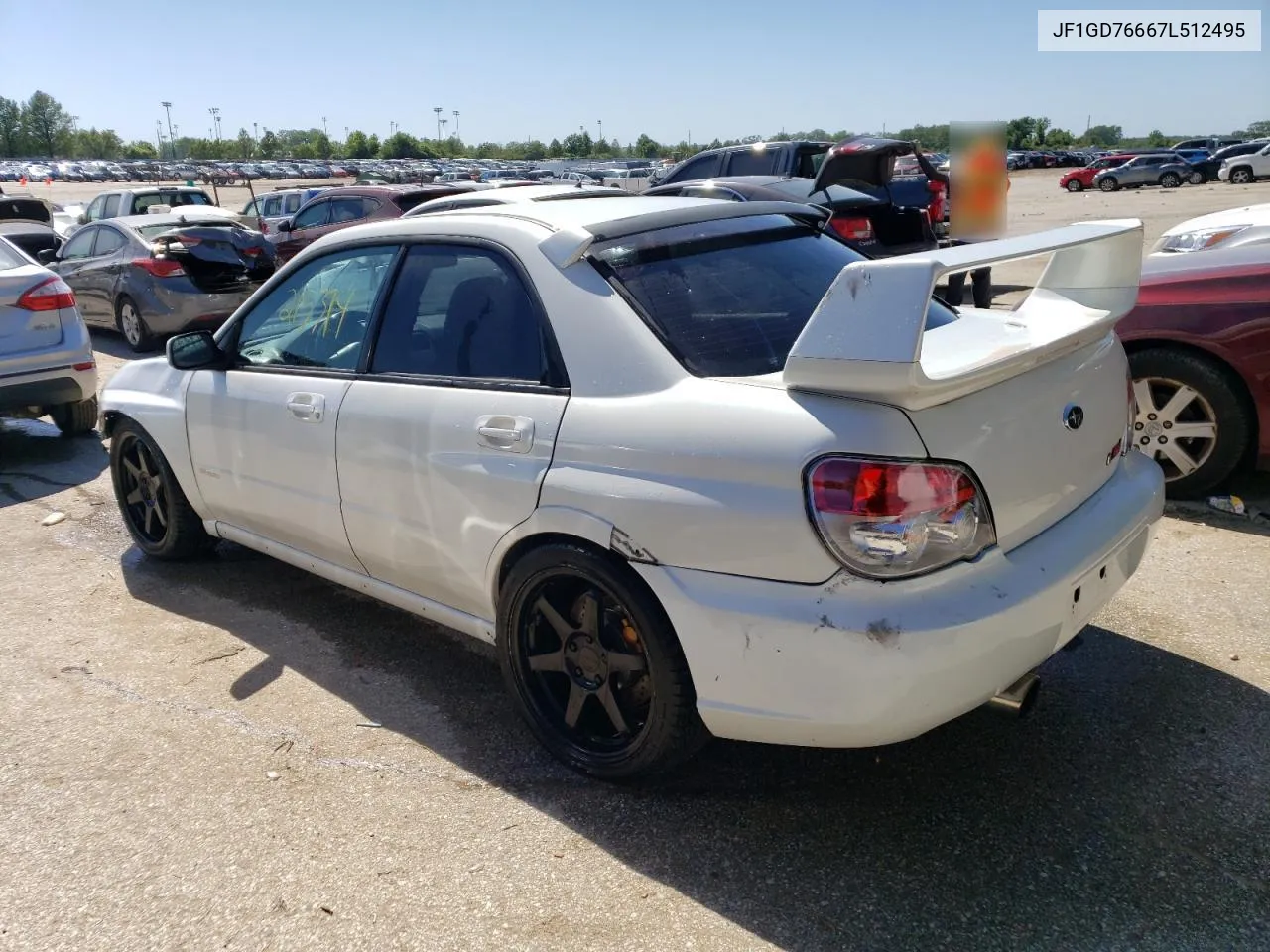 2007 Subaru Impreza Wrx Sti VIN: JF1GD76667L512495 Lot: 57948424