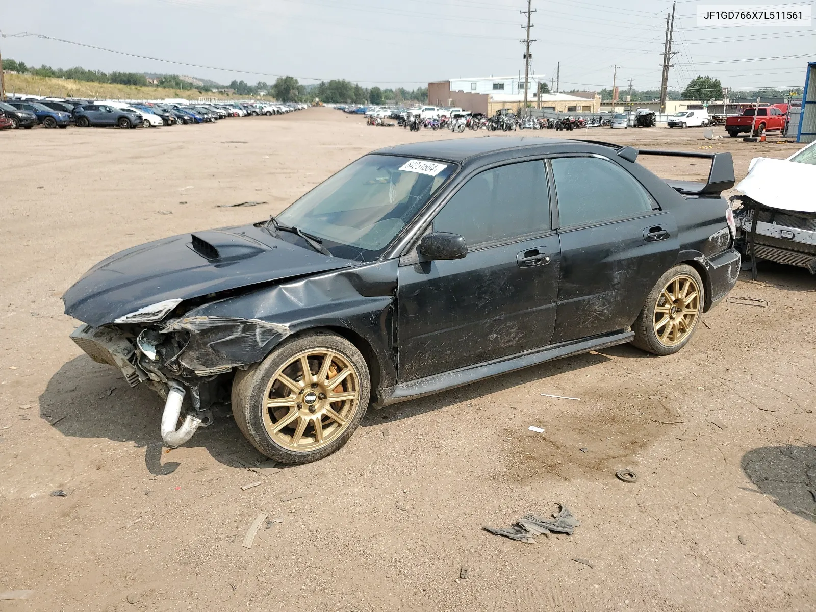 2007 Subaru Impreza Wrx Sti VIN: JF1GD766X7L511561 Lot: 64251604