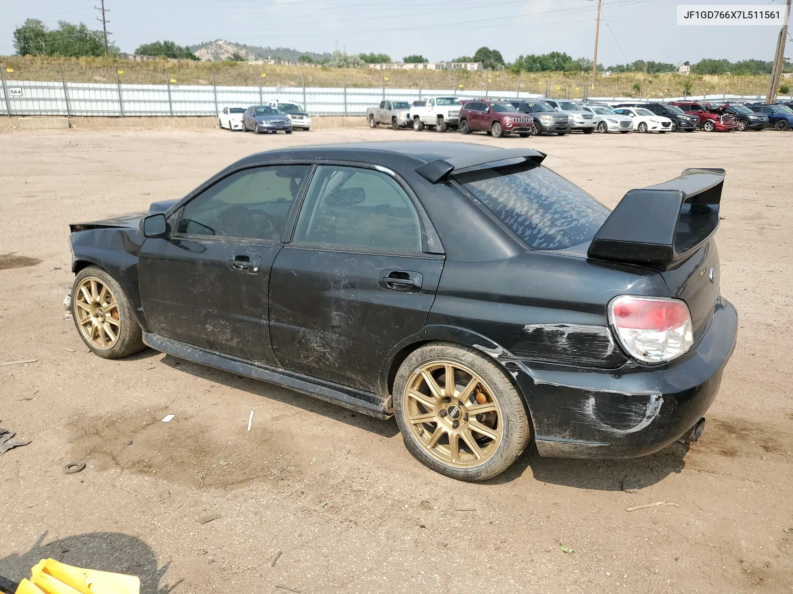 2007 Subaru Impreza Wrx Sti VIN: JF1GD766X7L511561 Lot: 64251604