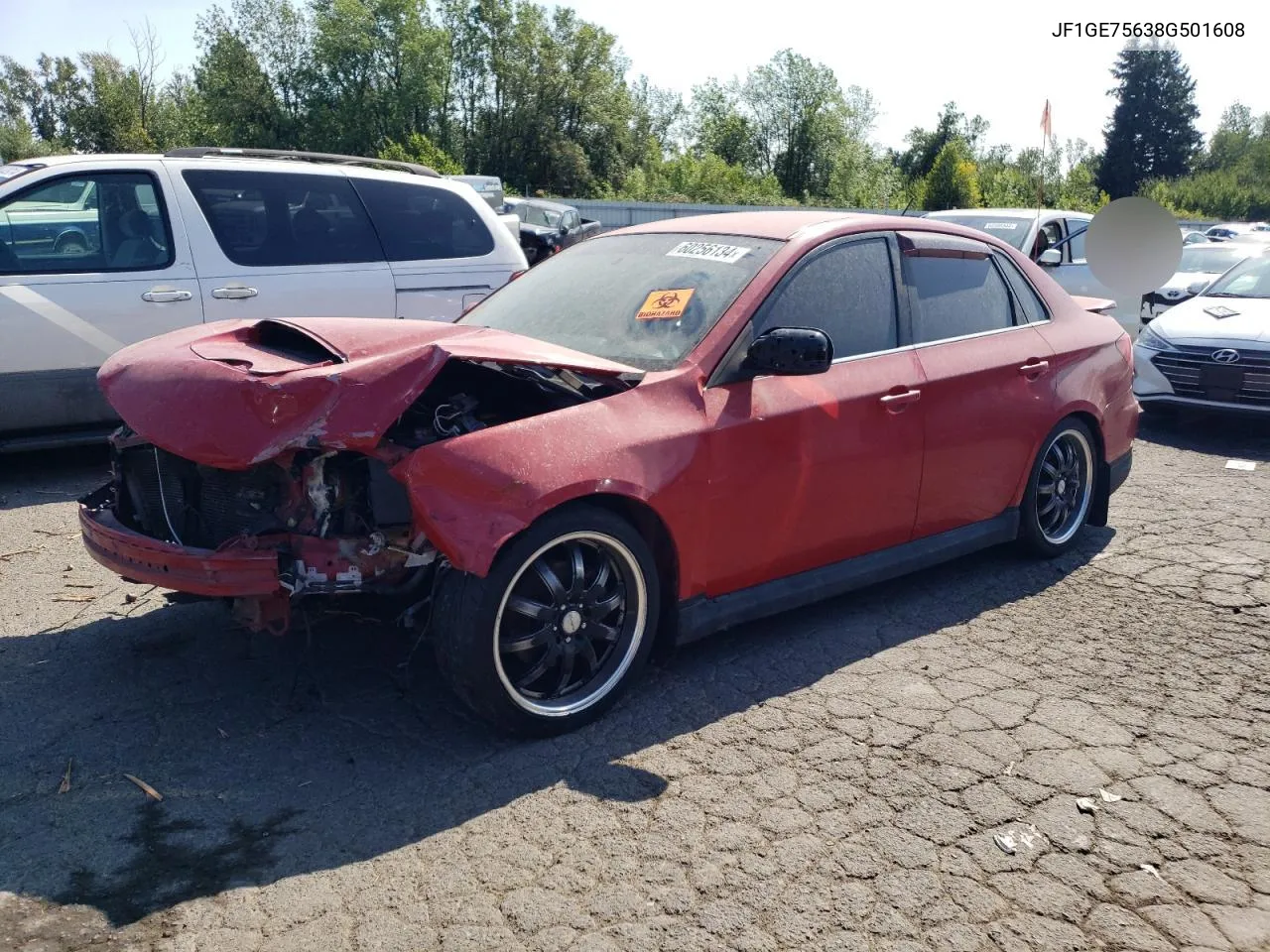 2008 Subaru Impreza Wrx Premium VIN: JF1GE75638G501608 Lot: 60256134