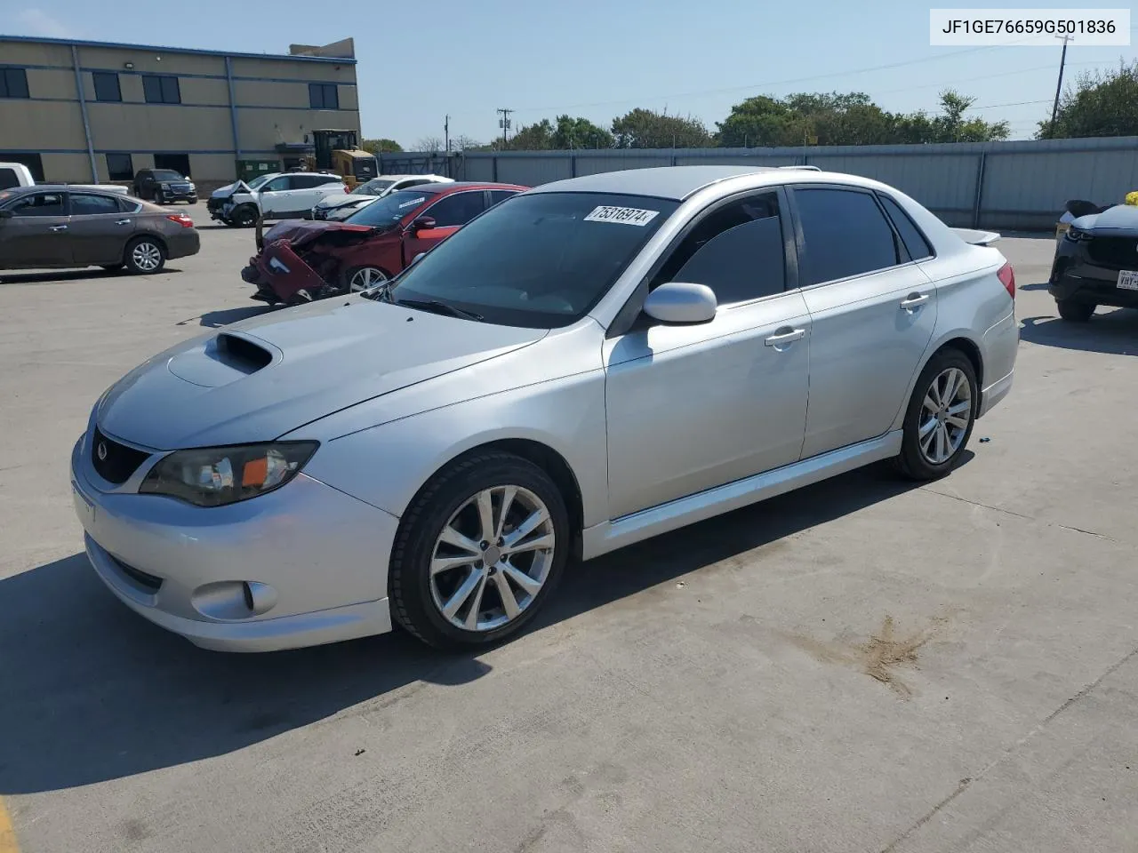 2009 Subaru Impreza Wrx VIN: JF1GE76659G501836 Lot: 75316974