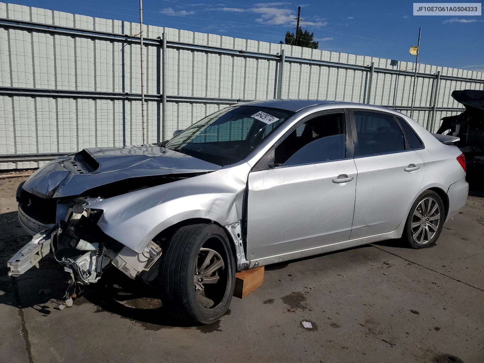 JF1GE7G61AG504333 2010 Subaru Impreza Wrx Limited