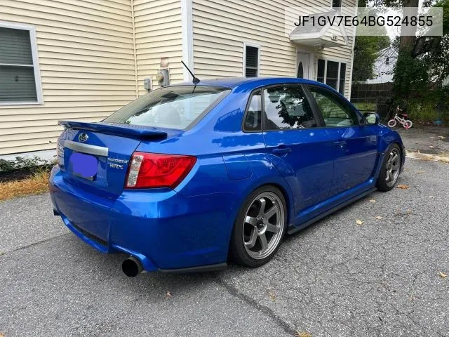 JF1GV7E64BG524855 2011 Subaru Impreza Wrx