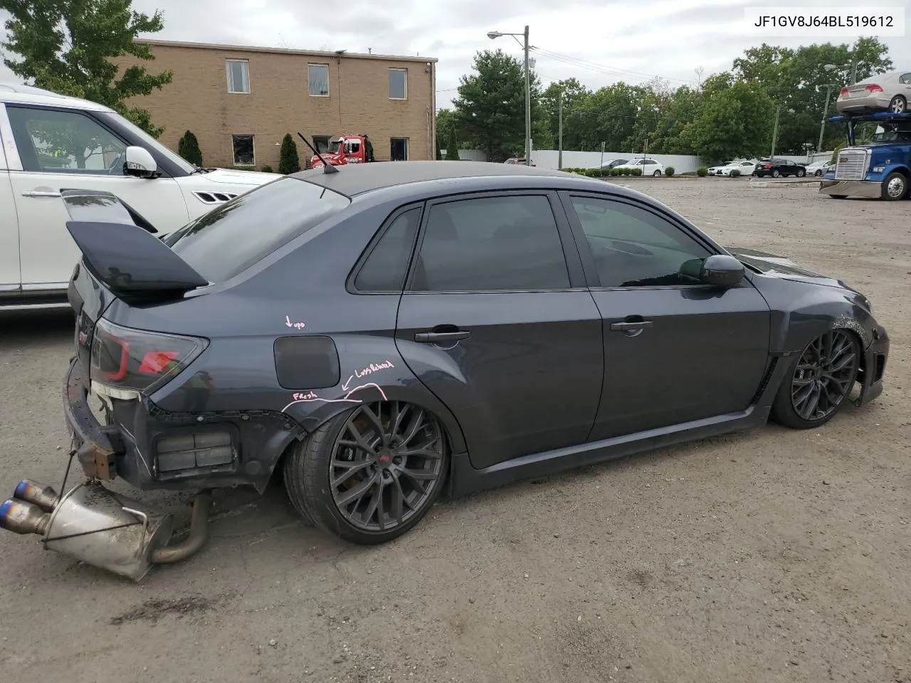 2011 Subaru Impreza Wrx Sti VIN: JF1GV8J64BL519612 Lot: 70170734