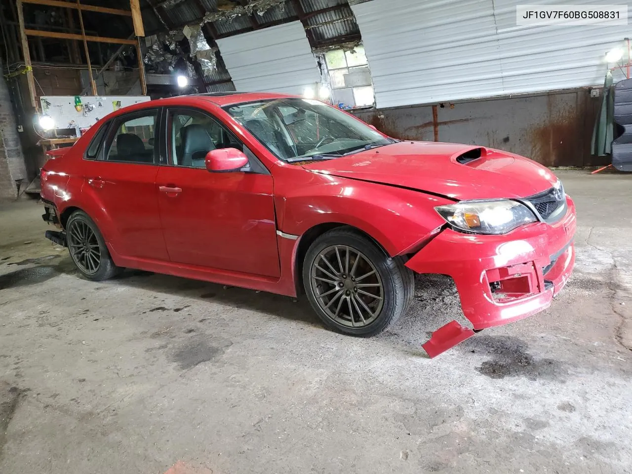 2011 Subaru Impreza Wrx VIN: JF1GV7F60BG508831 Lot: 70639334