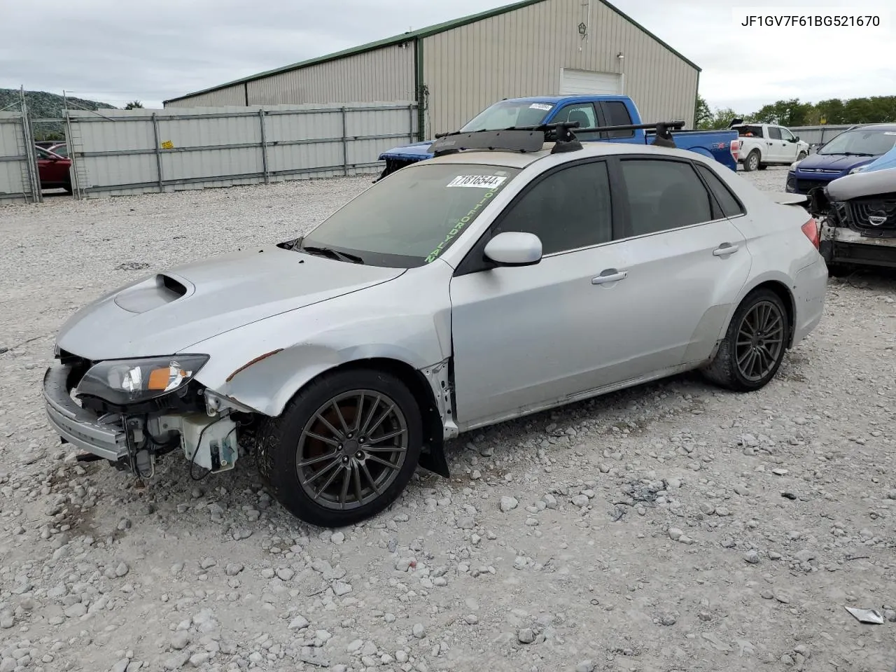 2011 Subaru Impreza Wrx VIN: JF1GV7F61BG521670 Lot: 71816544