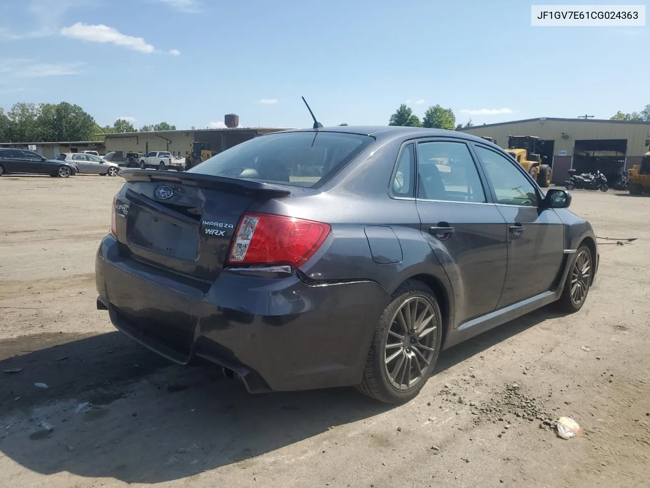 2012 Subaru Impreza Wrx VIN: JF1GV7E61CG024363 Lot: 67722584