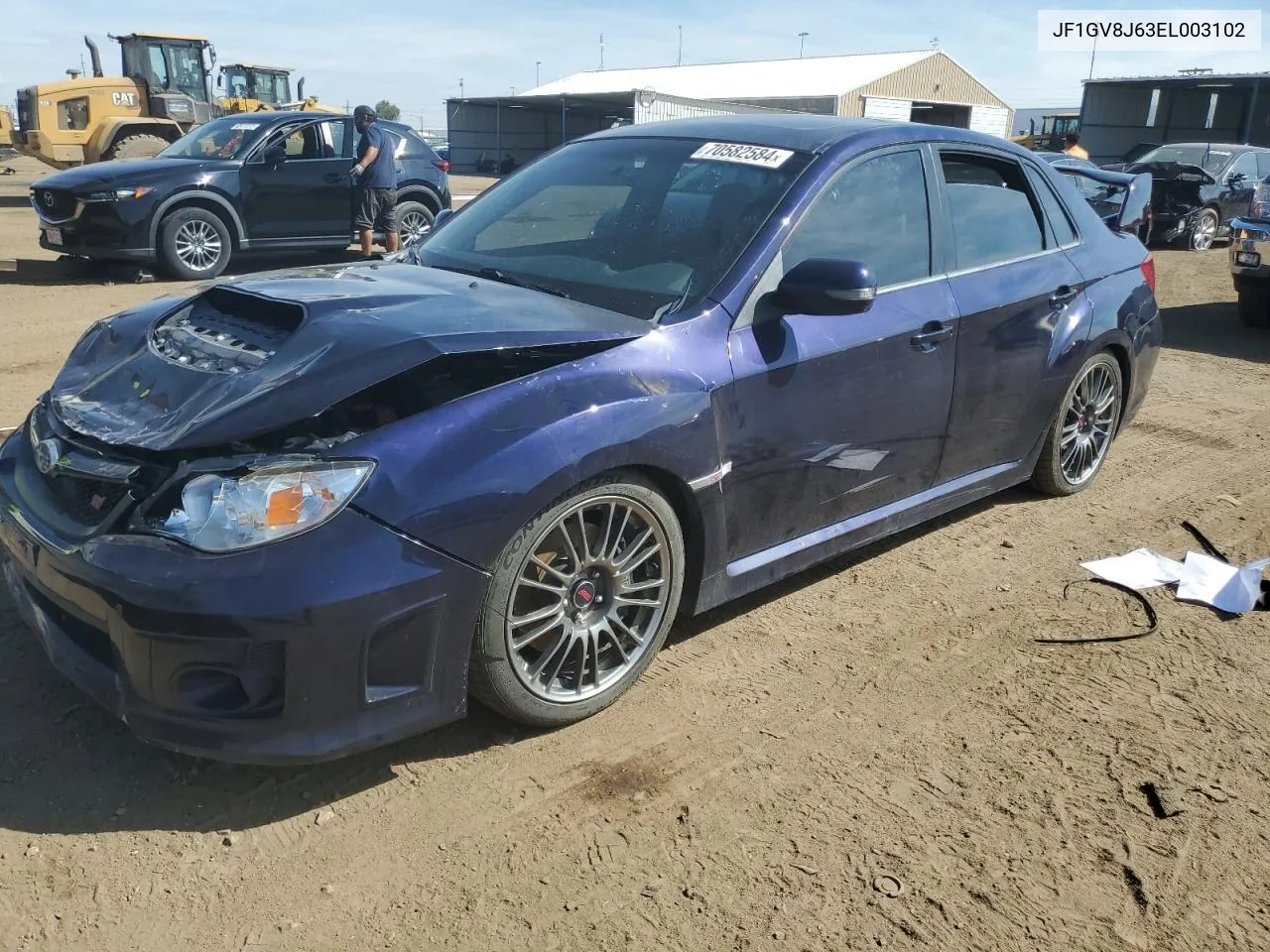 JF1GV8J63EL003102 2014 Subaru Impreza Wrx Sti