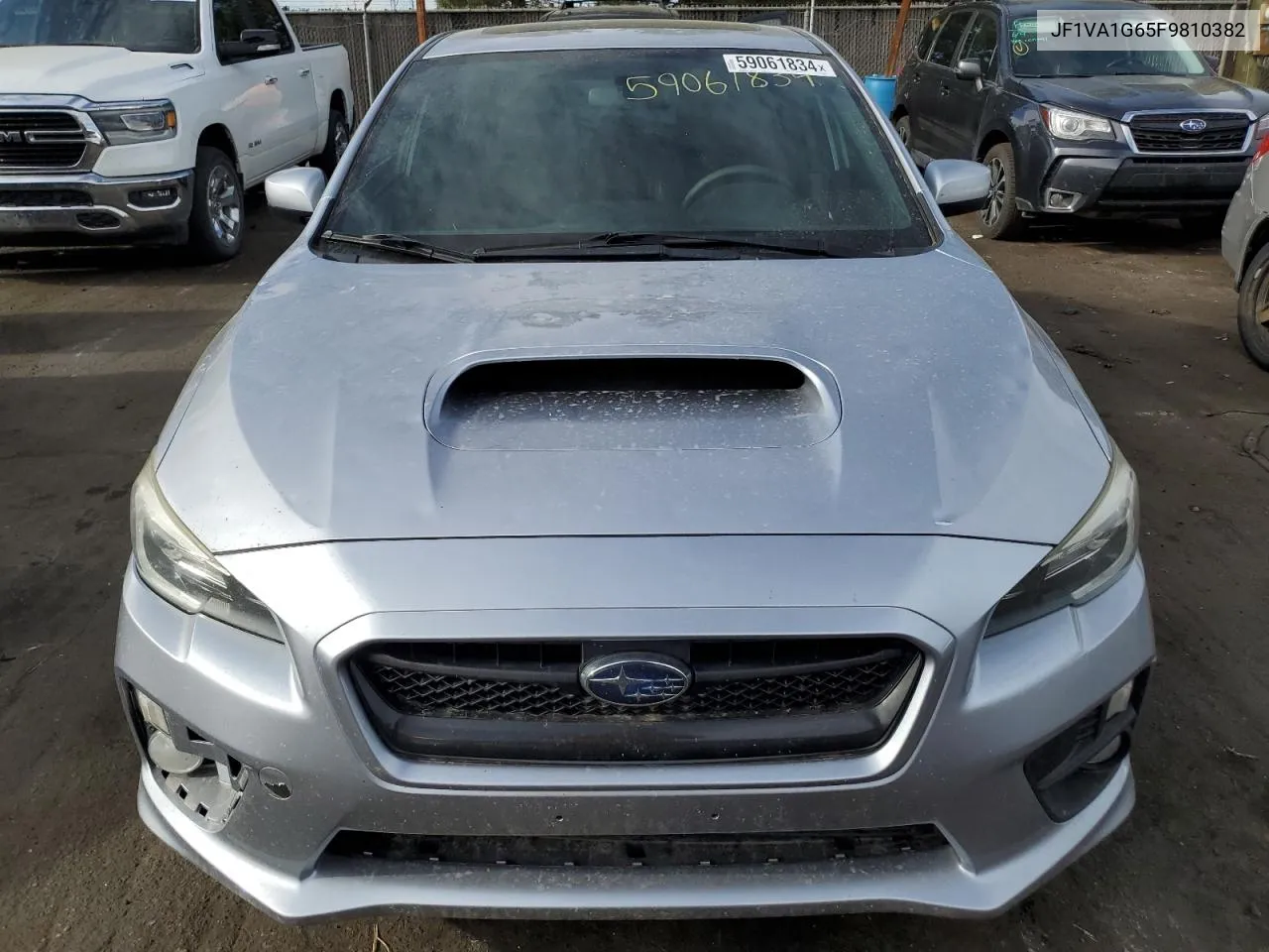 2015 Subaru Wrx Limited VIN: JF1VA1G65F9810382 Lot: 59061834