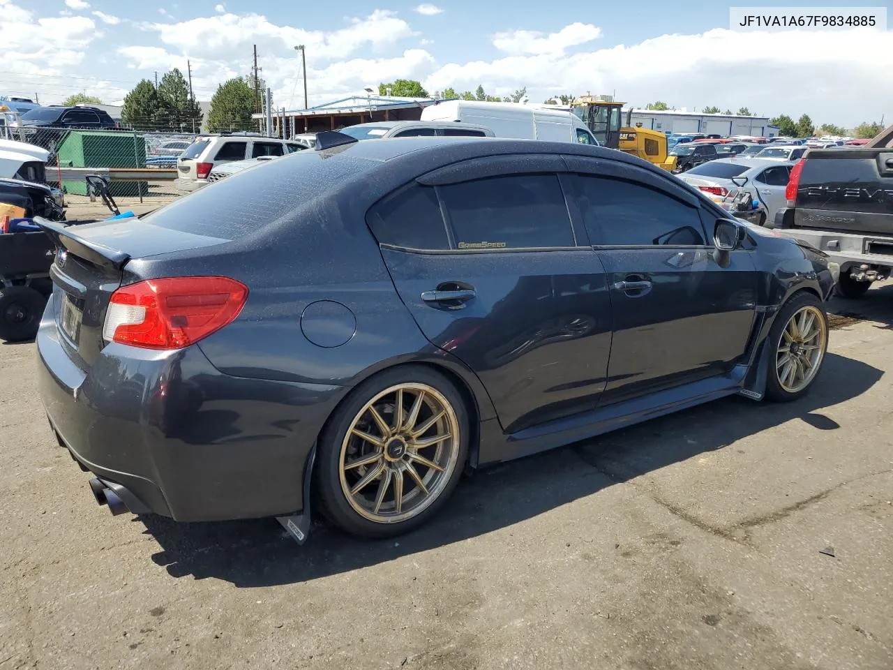 2015 Subaru Wrx VIN: JF1VA1A67F9834885 Lot: 69458214