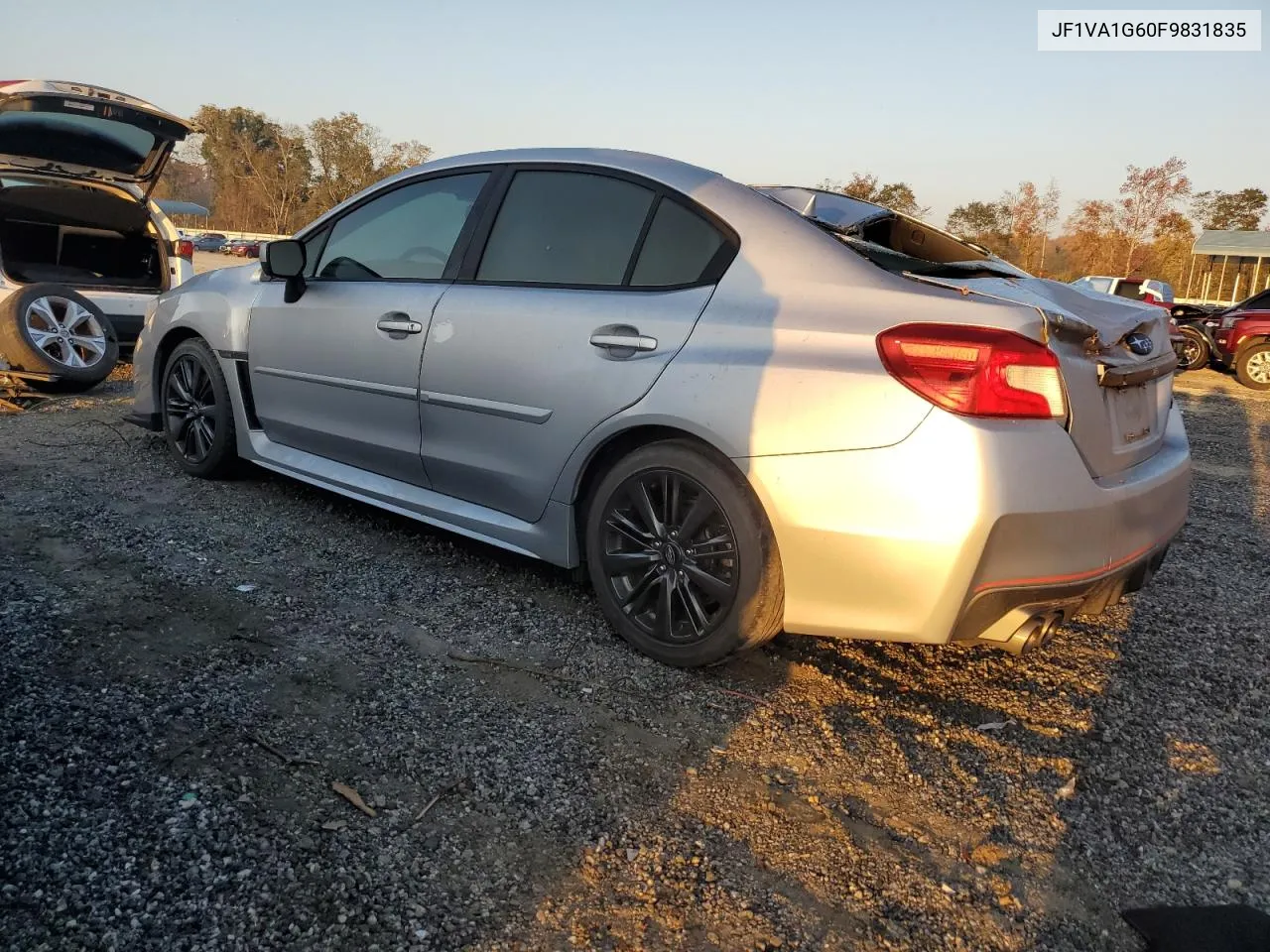 2015 Subaru Wrx Limited VIN: JF1VA1G60F9831835 Lot: 77740154