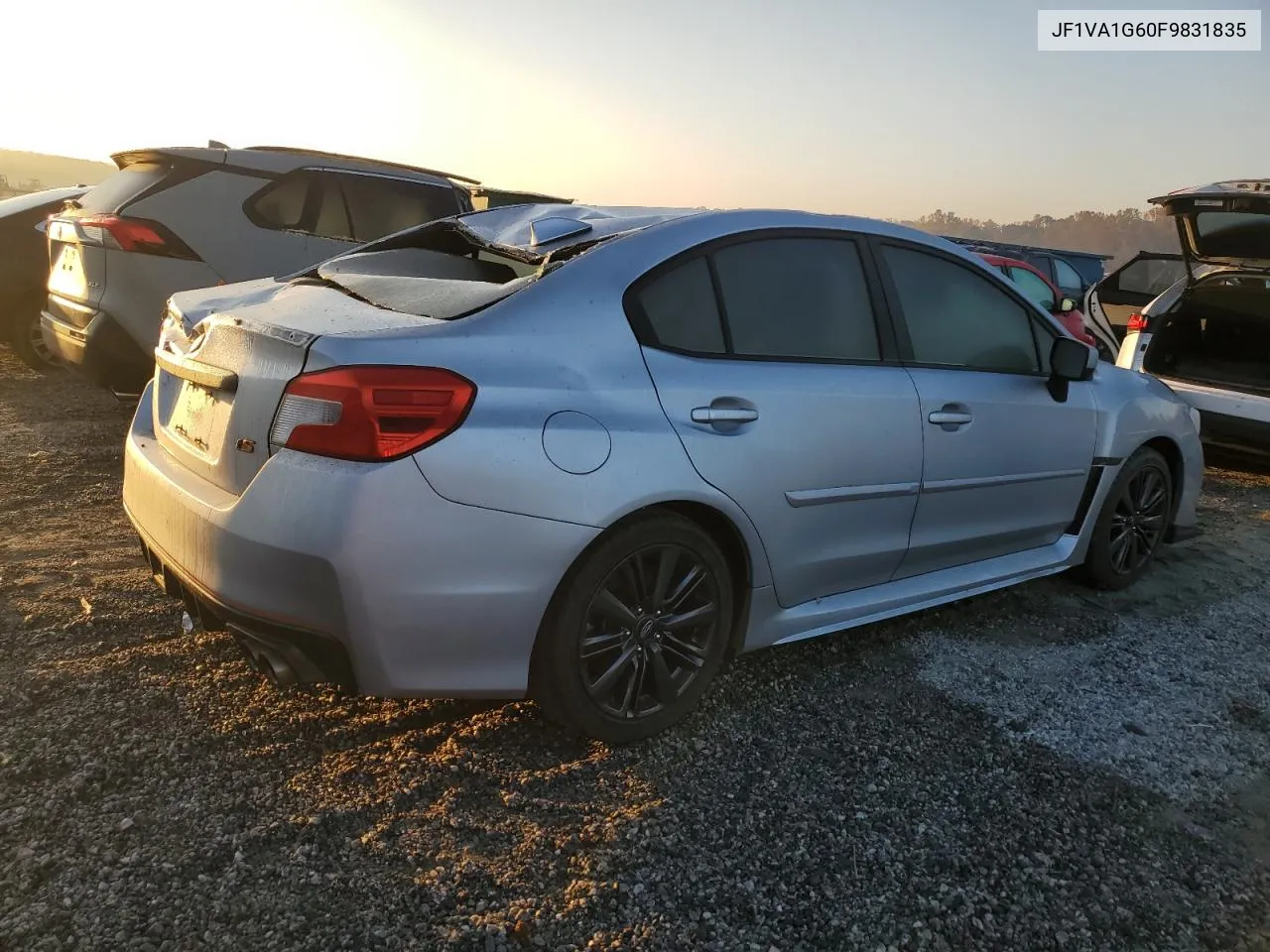 2015 Subaru Wrx Limited VIN: JF1VA1G60F9831835 Lot: 77740154