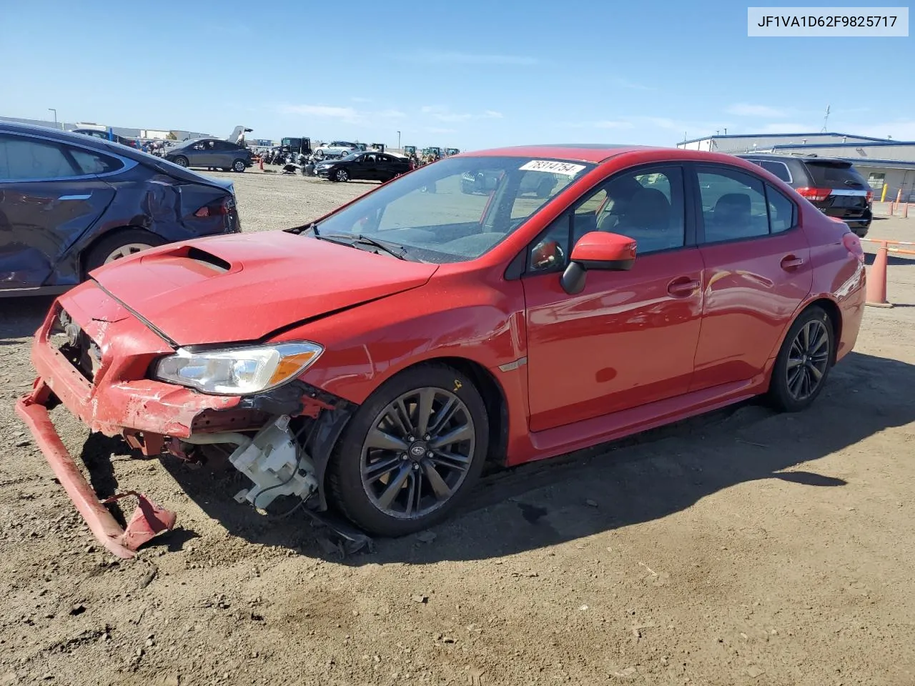 2015 Subaru Wrx Premium VIN: JF1VA1D62F9825717 Lot: 78314754