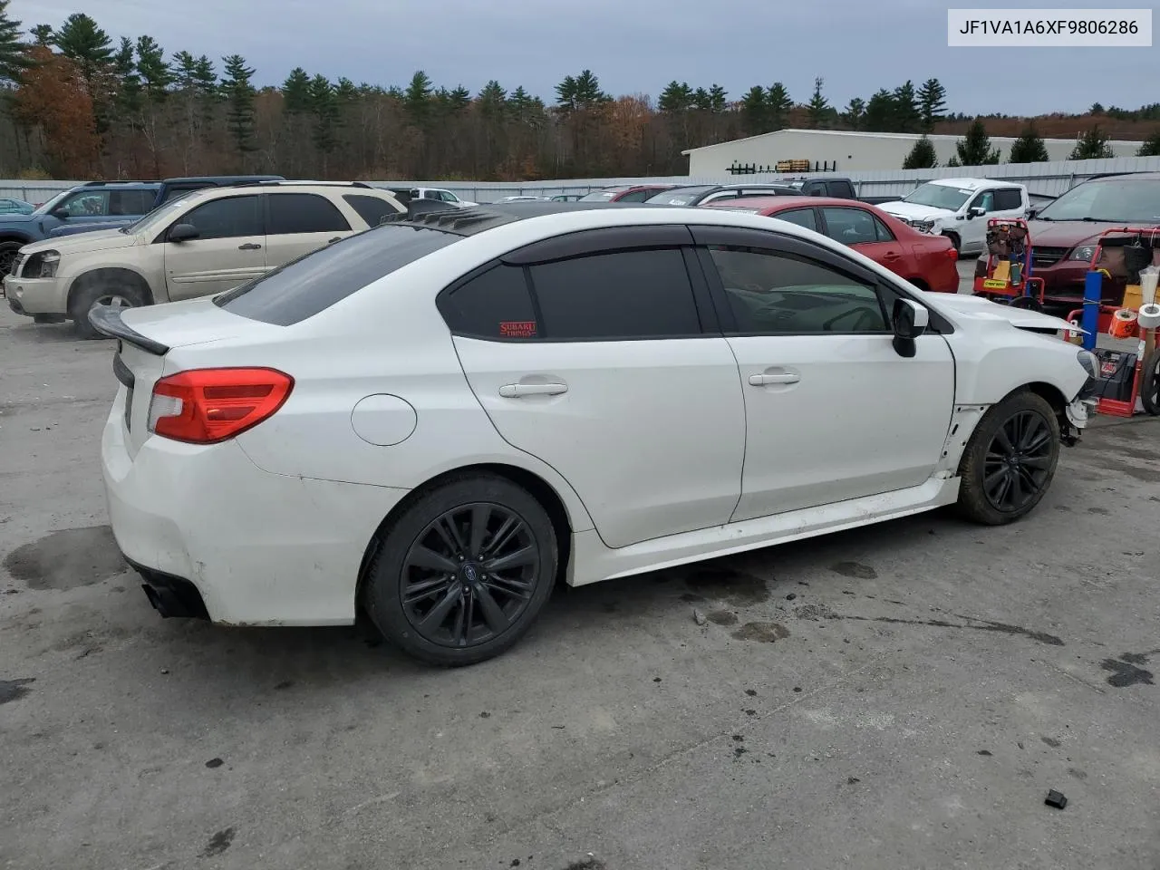 2015 Subaru Wrx VIN: JF1VA1A6XF9806286 Lot: 79219254