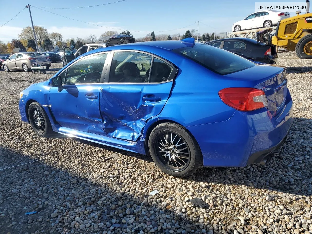 2015 Subaru Wrx VIN: JF1VA1A63F9812530 Lot: 79732634