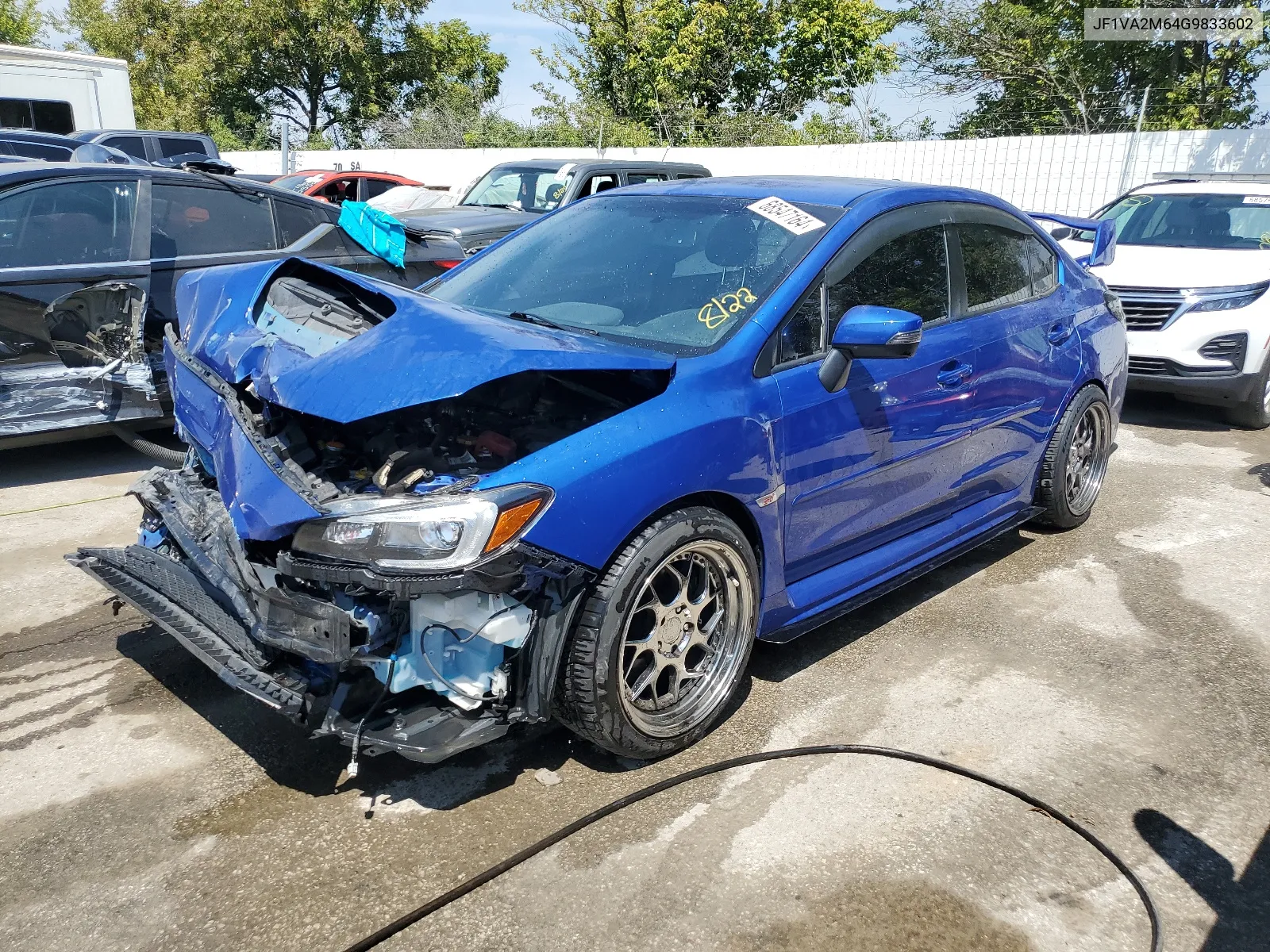 2016 Subaru Wrx Sti VIN: JF1VA2M64G9833602 Lot: 68547164