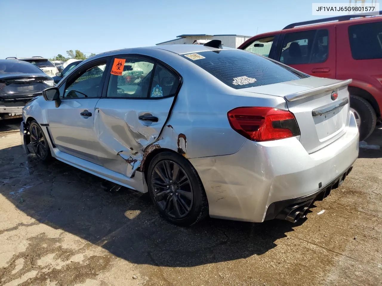 2016 Subaru Wrx Limited VIN: JF1VA1J65G9801577 Lot: 69608444