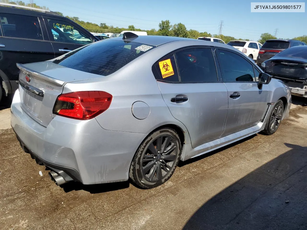 2016 Subaru Wrx Limited VIN: JF1VA1J65G9801577 Lot: 69608444