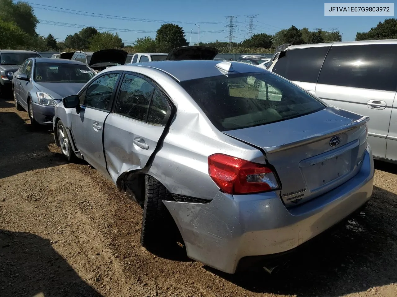 2016 Subaru Wrx Premium VIN: JF1VA1E67G9803972 Lot: 69670354