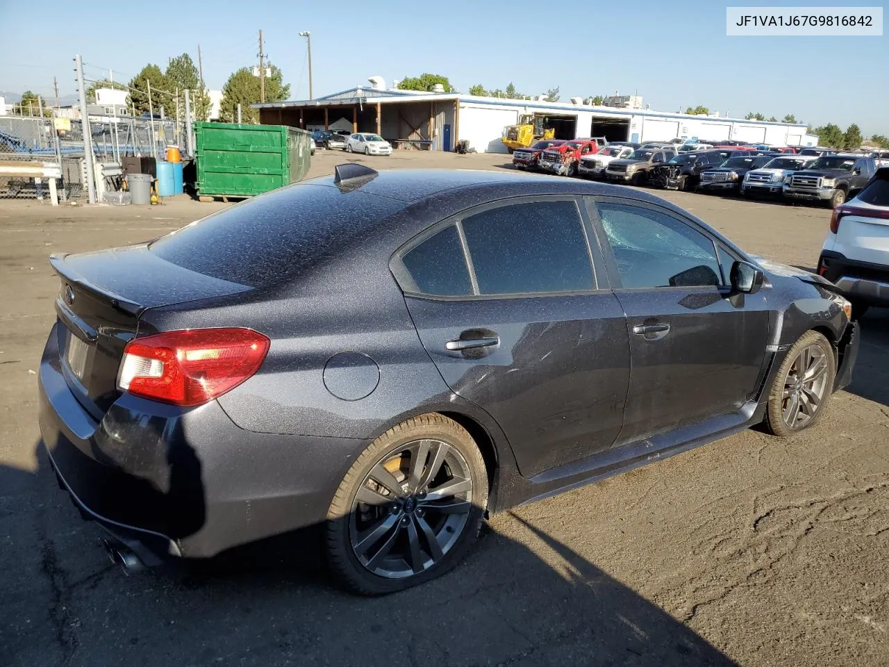 JF1VA1J67G9816842 2016 Subaru Wrx Limited