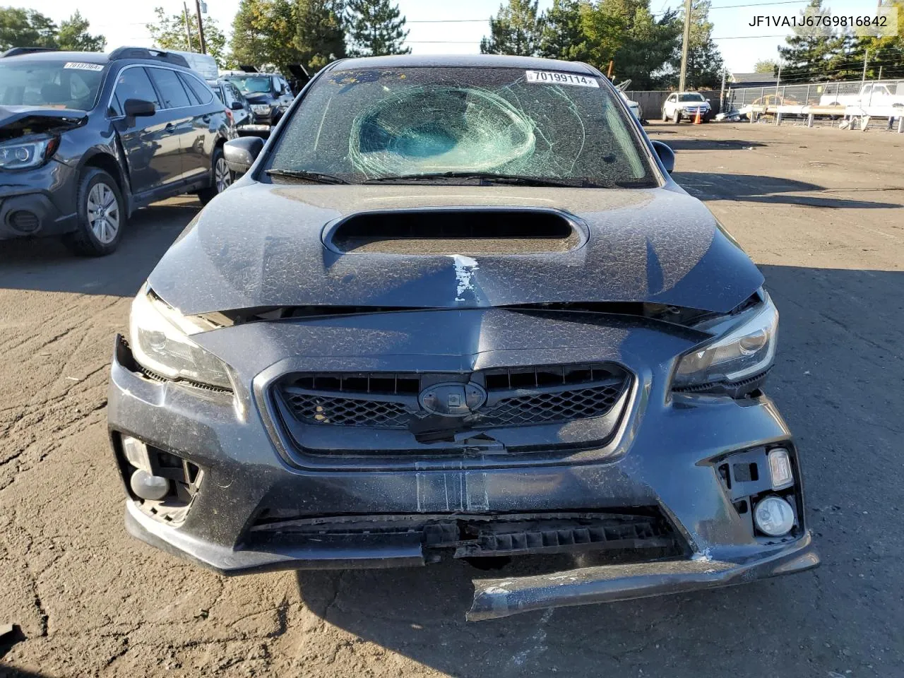 JF1VA1J67G9816842 2016 Subaru Wrx Limited