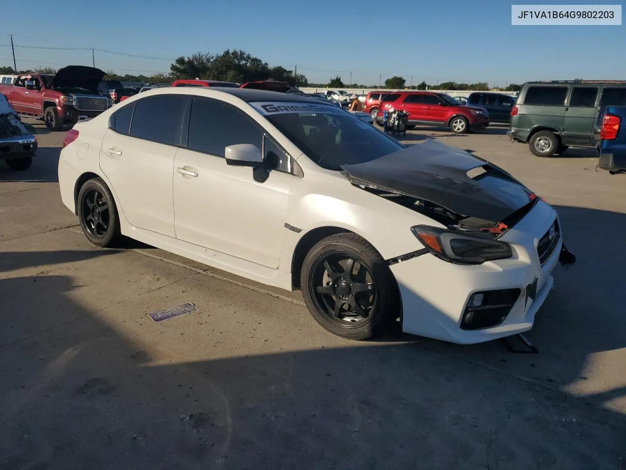 JF1VA1B64G9802203 2016 Subaru Wrx